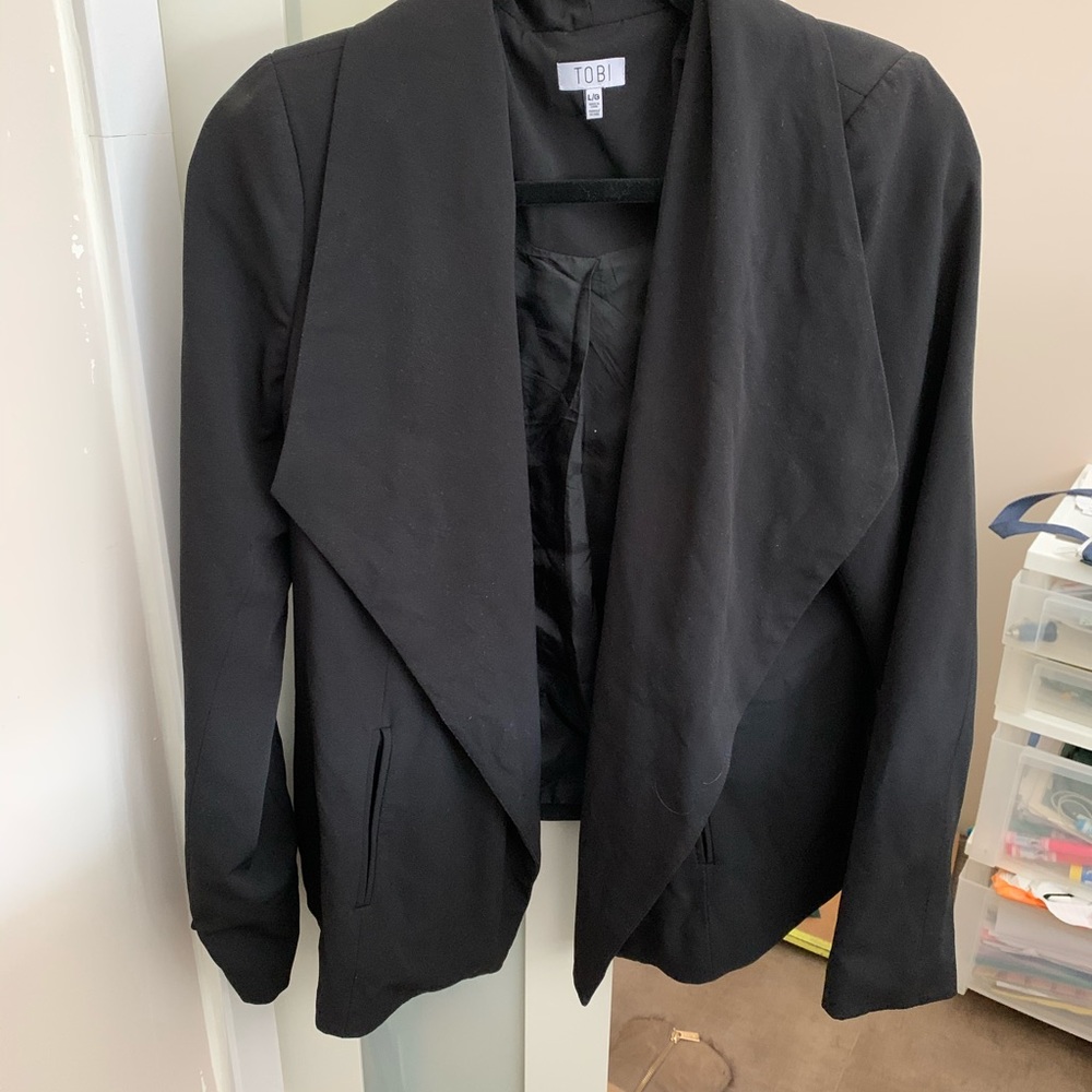Cute large oversized Tobi black blazer - Picture 3 of 3